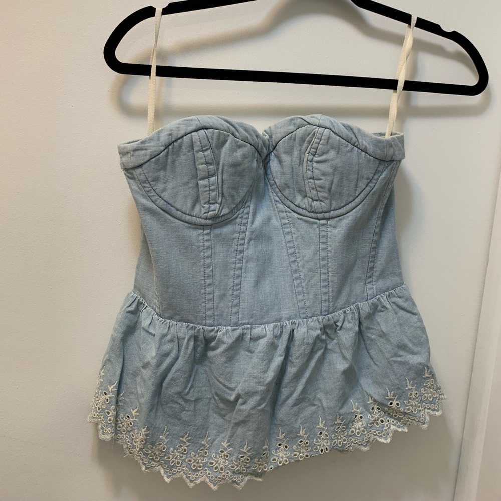 Strapless summer top!